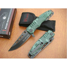 OEM SR-B428 CAMOUFLAGE FOLDING RESCUE KNIFE UDTEK00512